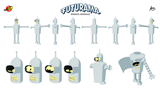 futurama bender b rodriguez 3d layout by alanquest