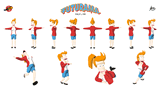 futurama phillip j female turnarounds 3d by alanquest