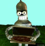 futurama bender pizza