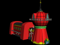 futurama pe building shadows