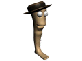 futurama mutant leg