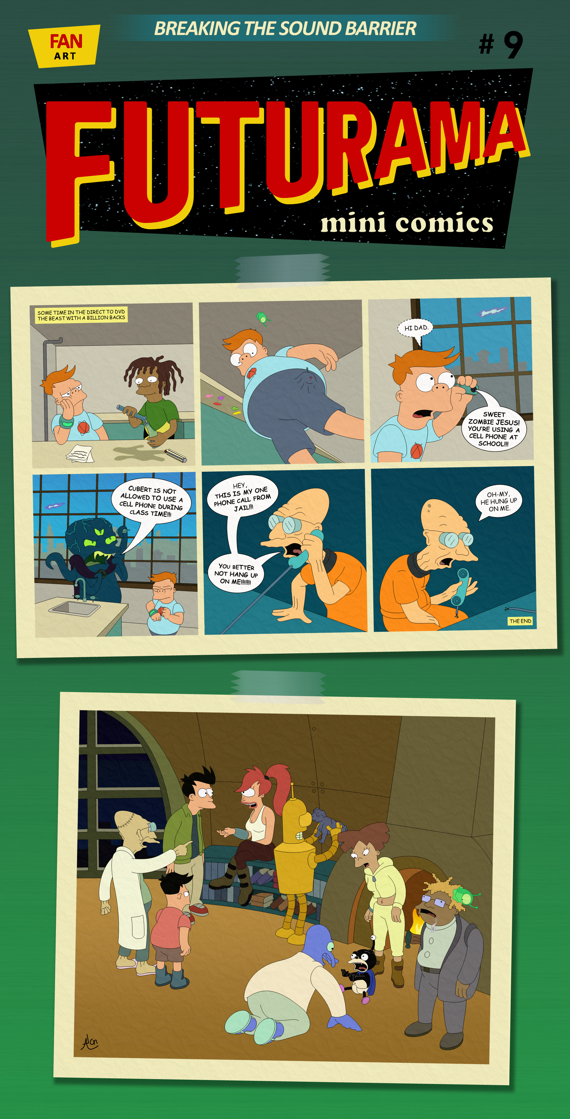 futurama mini comic 09 - page 1