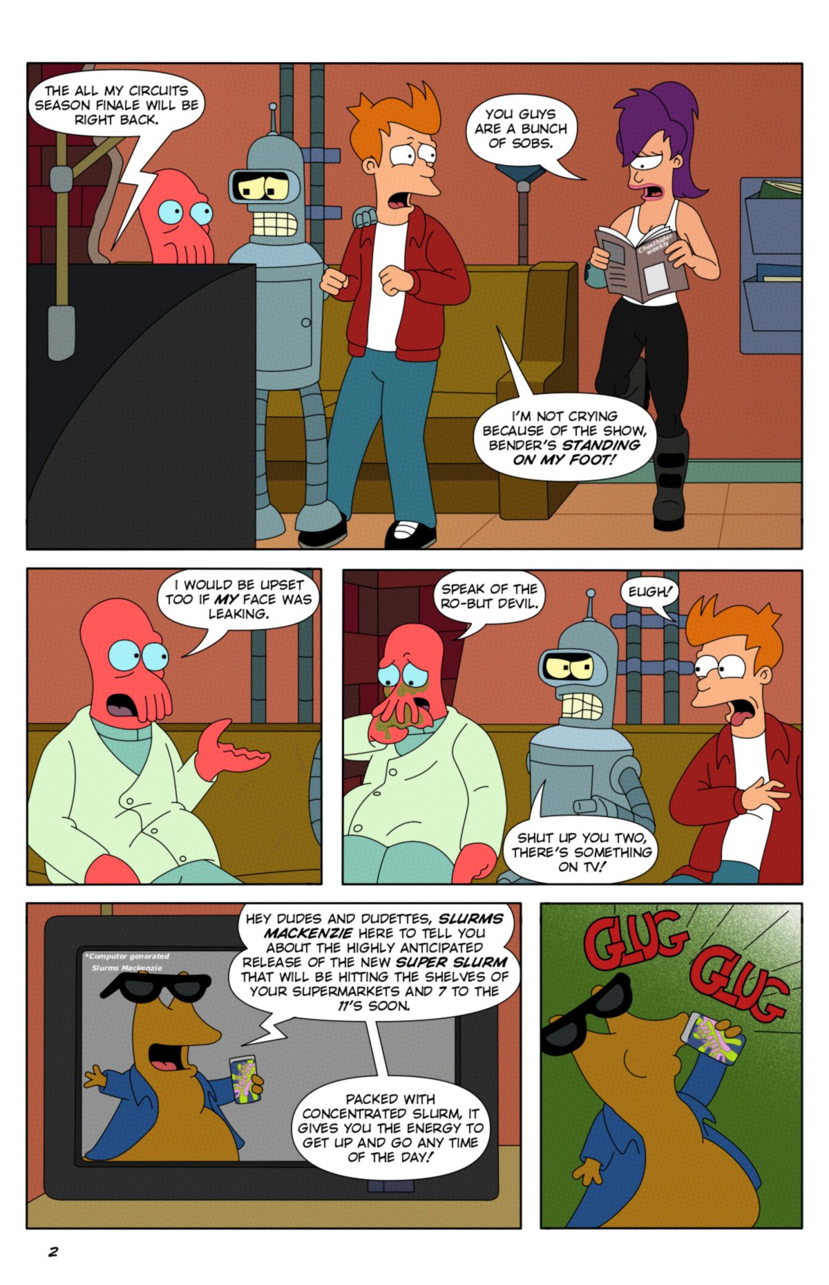 futurama the surrogate mutant - page 4