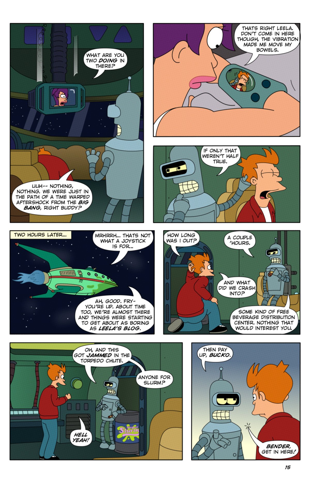 futurama the surrogate mutant - page 17