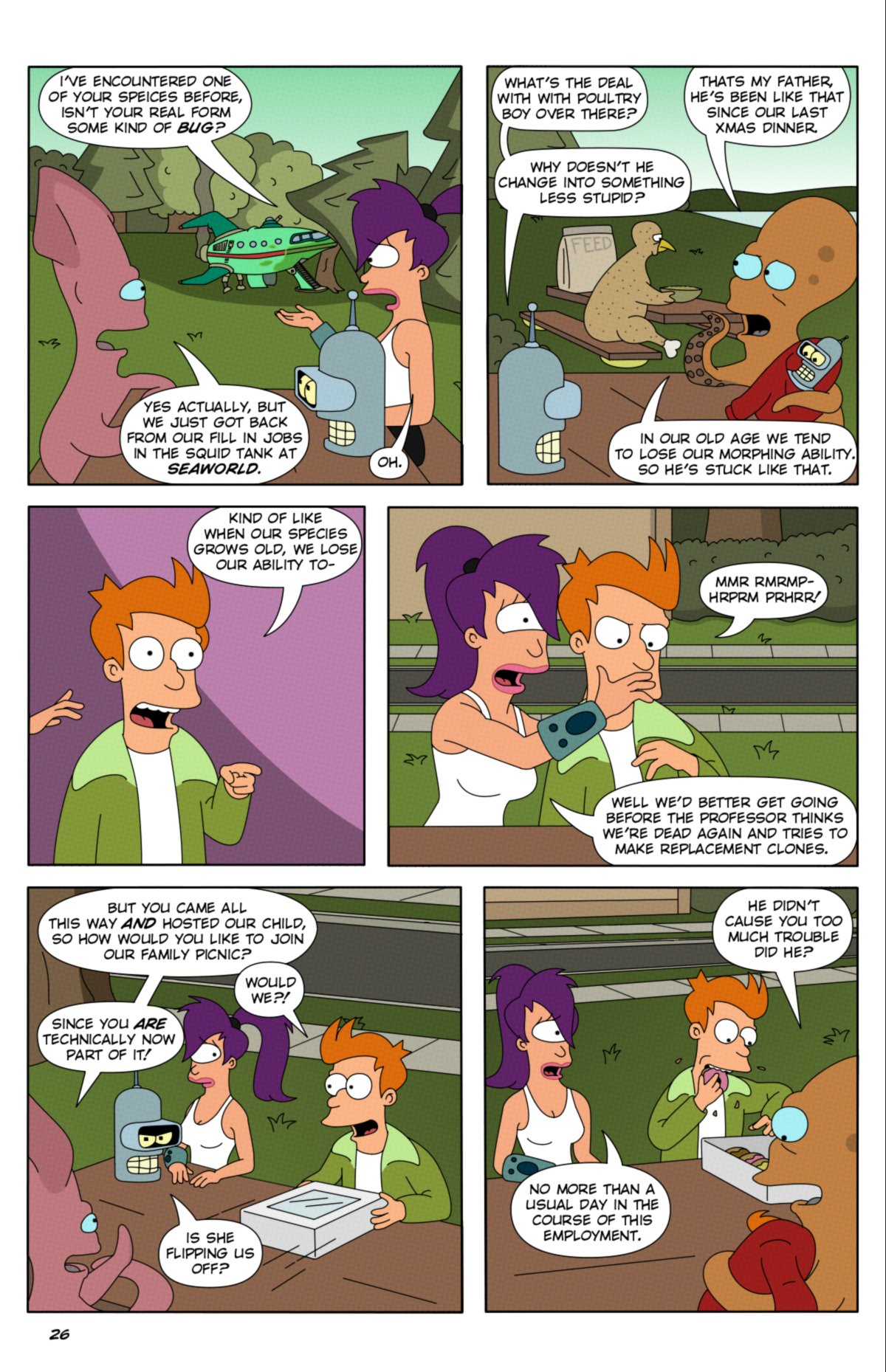 futurama the surrogate mutant - page 28