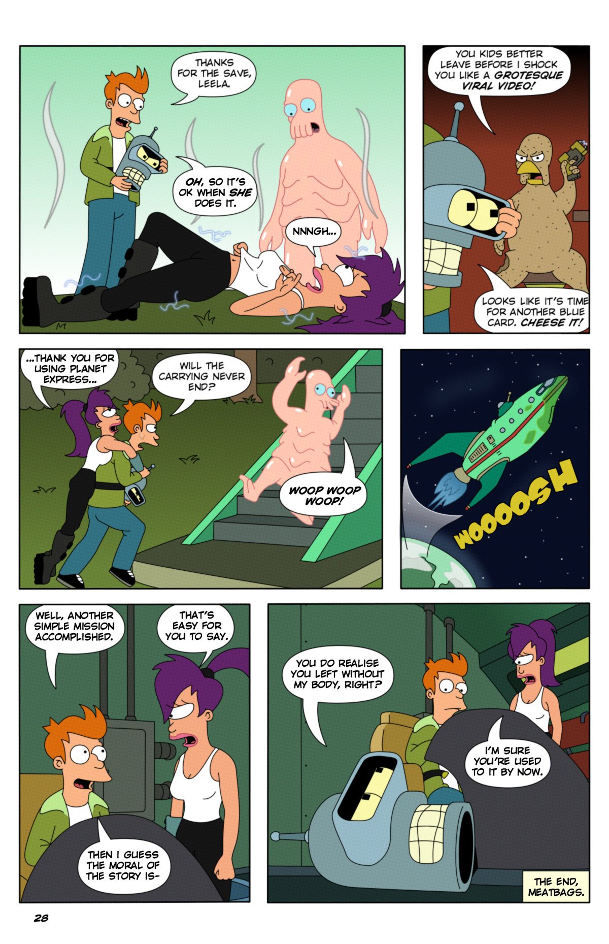 futurama the surrogate mutant - page 30