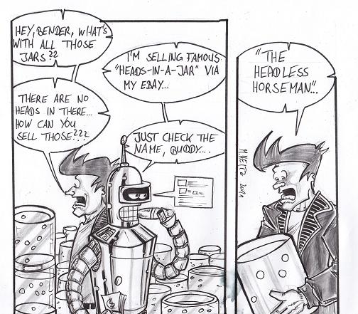 futurama headless horseman - page 1