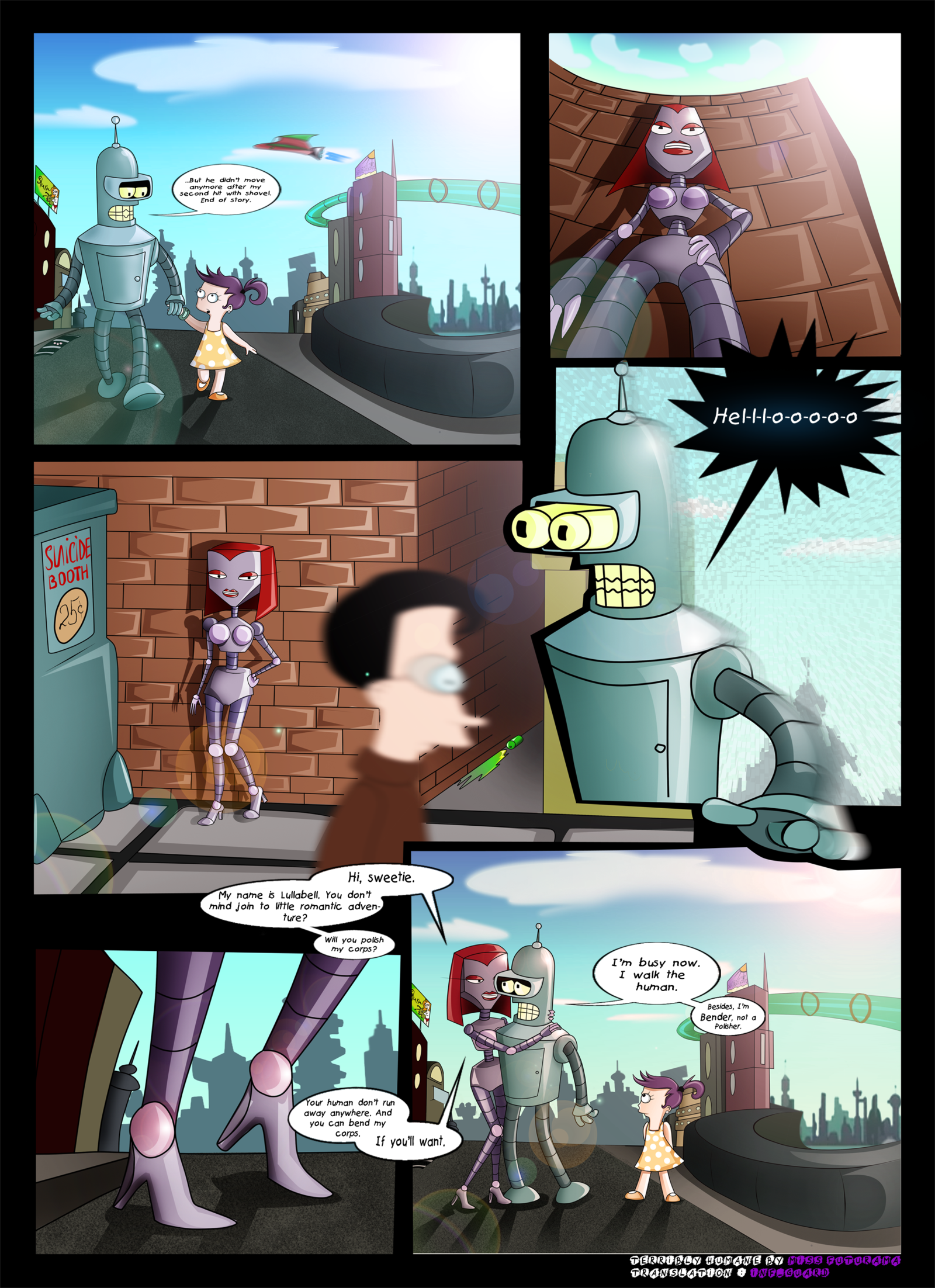 futurama terribly humane - page 1