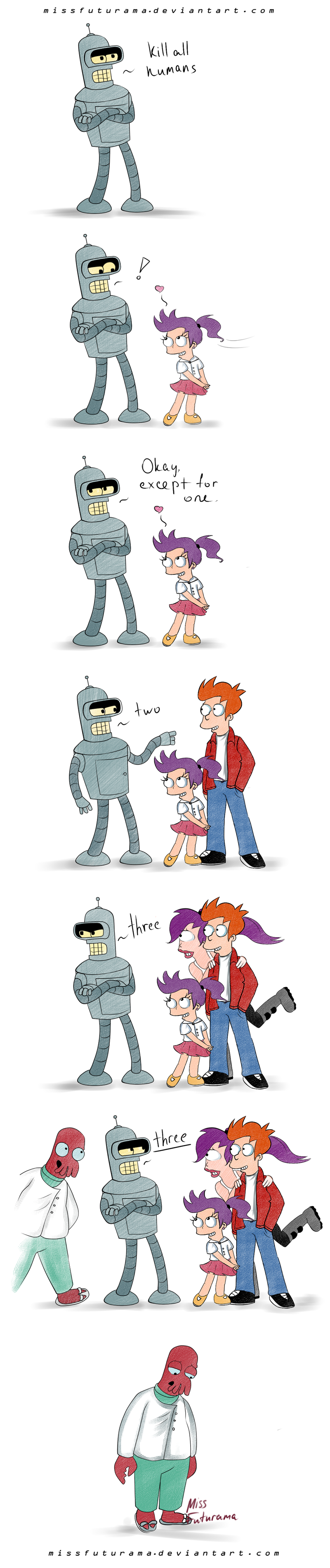 futurama kill all humans and zoidberg - page 1