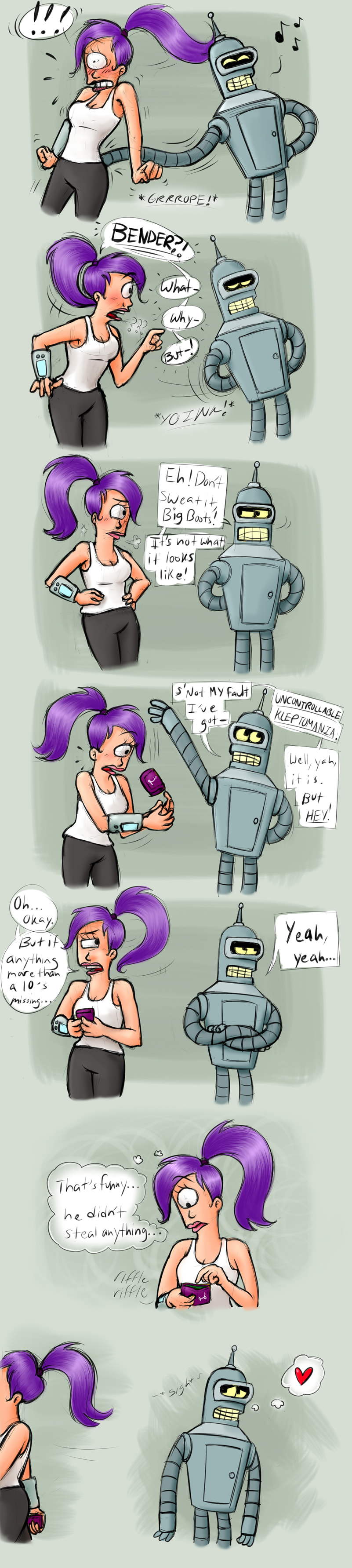 futurama kleptomania huh - page 1
