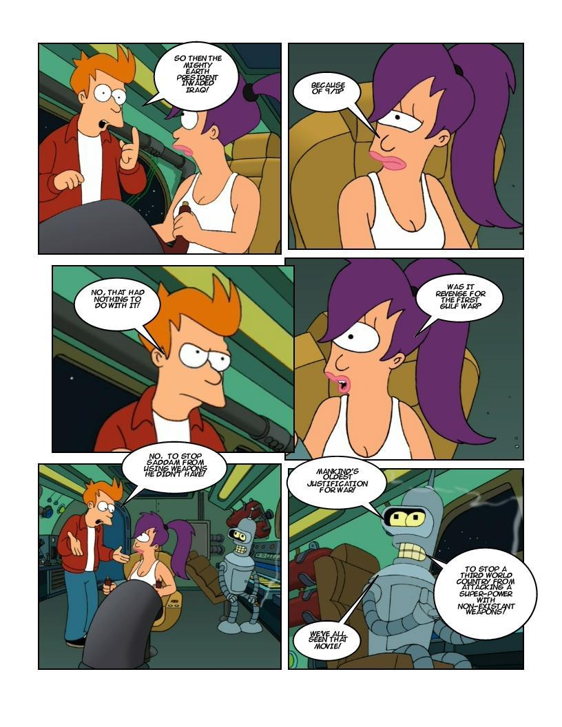 futurama planet express issue 1 - page 2