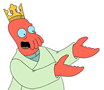 futurama king zoidberg by amanda j