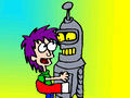futurama lucas and bender by anichysaur64