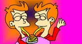 futurama spagetti night by anichysaur64