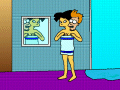 futurama amy fry's head towel