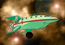 futurama pe ship in deep space