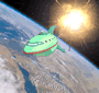 futurama pe ship flight from explosion