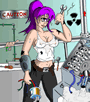 futurama sweaty mechanic leela