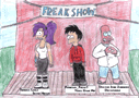 leela futuramafreak1 zodberg freak show by futuramafreak1