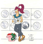 futurama leela laundry day by gulliver63