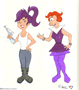 futurama turanga jane vs leela jetson by gulliver63