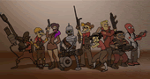 futurama as team fortress 2 by kik0thek1ller