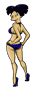 futurama amy for dmajorboss bikini by kik0thek1ller