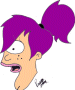 futurama young leela
