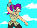 futurama leela fishing