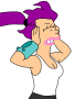 futurama leela cant hear