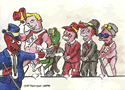 futurama chorus line 2010 zoidberg zapp kif scruffy fry professor by mike jessen kaspired