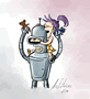 nanny colored bender alice by missfuturama