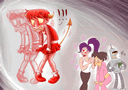 futurama human robot devil leela amy bender that will be 15 bucks ladies by missuspatches