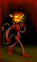 futurama robot devil contemplation by missuspatches