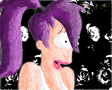 futurama leela painted