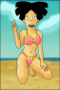 futurama amy winning a bikini contest