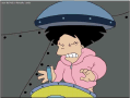 futurama magnetic hair