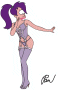 futurama leela great lingerie 2