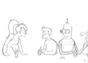 futurama leela fry and bender by pong123