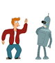 futurama fry robot dance bender looks  by pong123