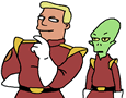 futurama zapp and kiff