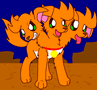 futurama fry as cerberus by superprincesspink
