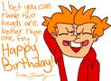 futurama frys birthday gift by jenny ngo spp