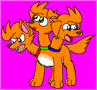 futurama cerberus fry by superprincesspink