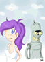 futurama leela bender you can see leeler in the air by sof sof