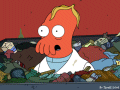 futurama dr. zoidberg eats lunch