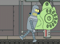 futurama bender in the robot wash