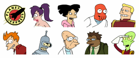 futurama planet express crew icons