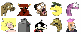 futurama characters icons 2