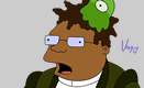 Hermes Conrad and Brain Slug by Vimp